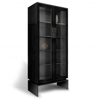 Black and More Display Cabinet