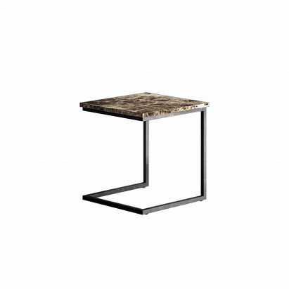 Glass/Marble Side Table