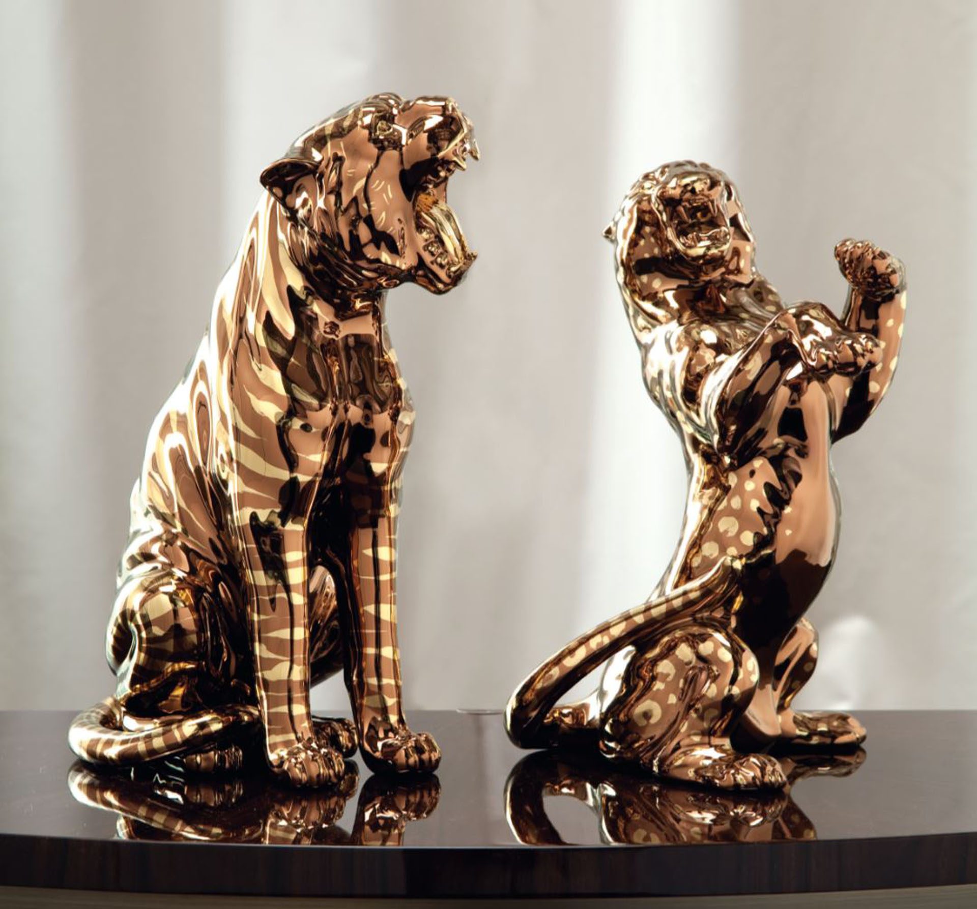 Sauvage Feline Sculpture