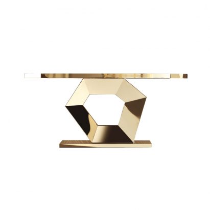 Infinity Metal Console Table