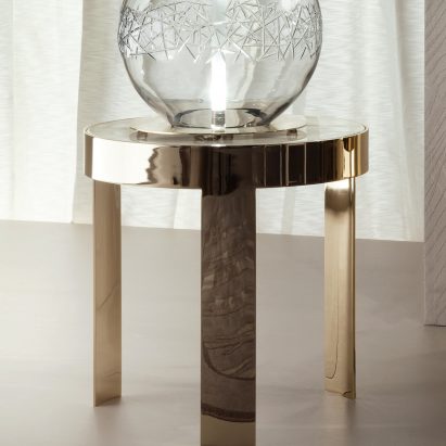 Infinity Round Marble Side Table