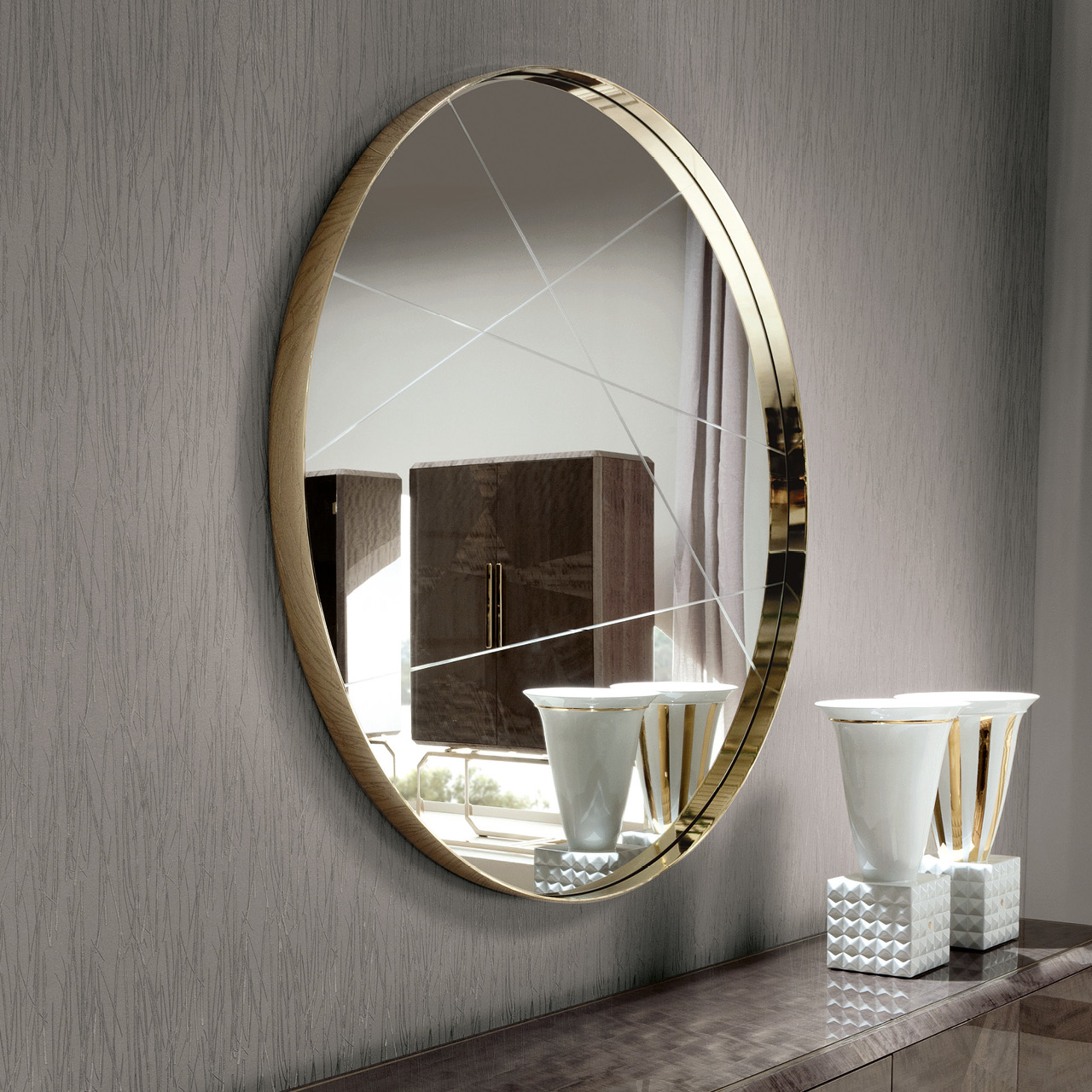 Infinity Round Wall Mirror