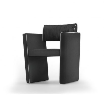 Black and More Arm Occasional Chair
