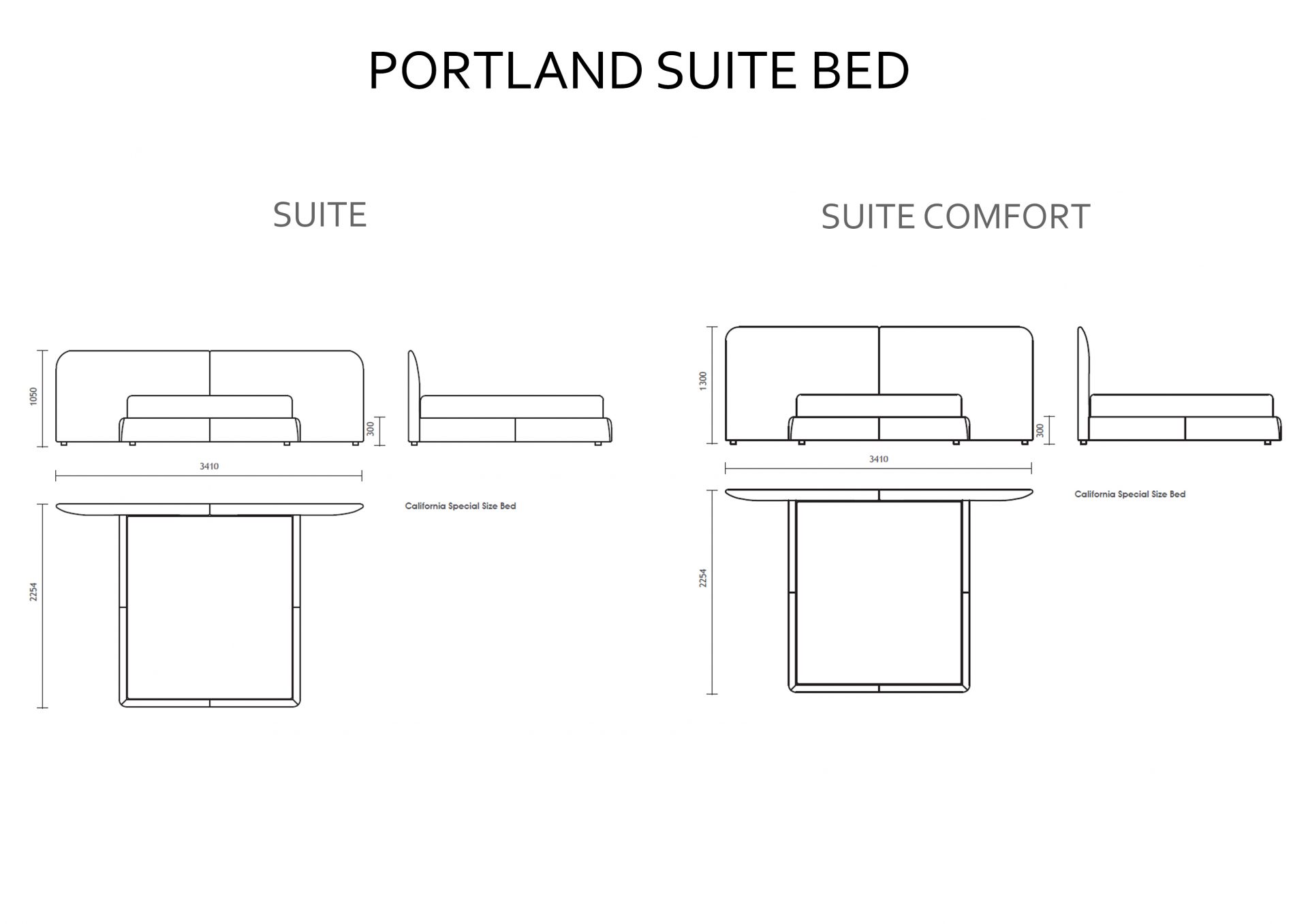 Portland Suite Bed